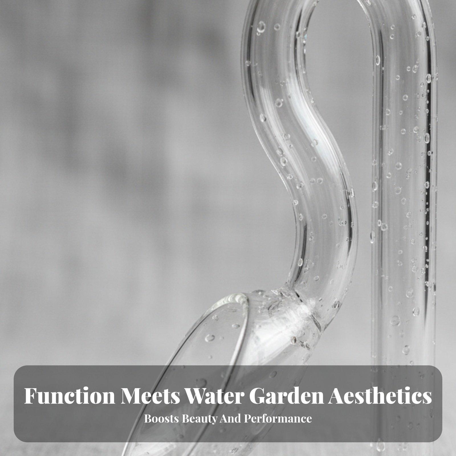 Aquarium Plants - Glass Lily Pipe Aquarium Surface Skimmer