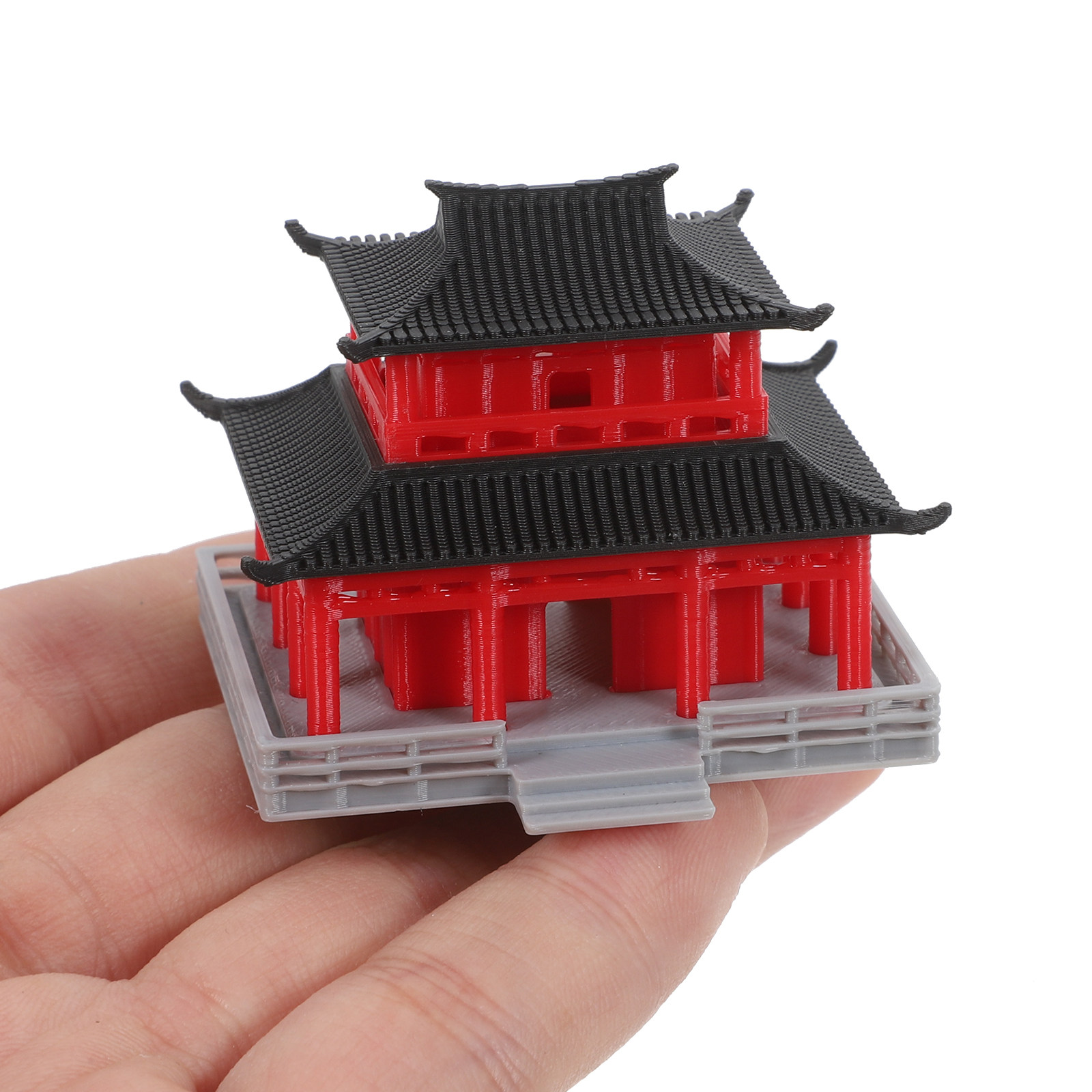 Black Red Ancient Chinese Pavi - Aquarium Decor 评论和价格