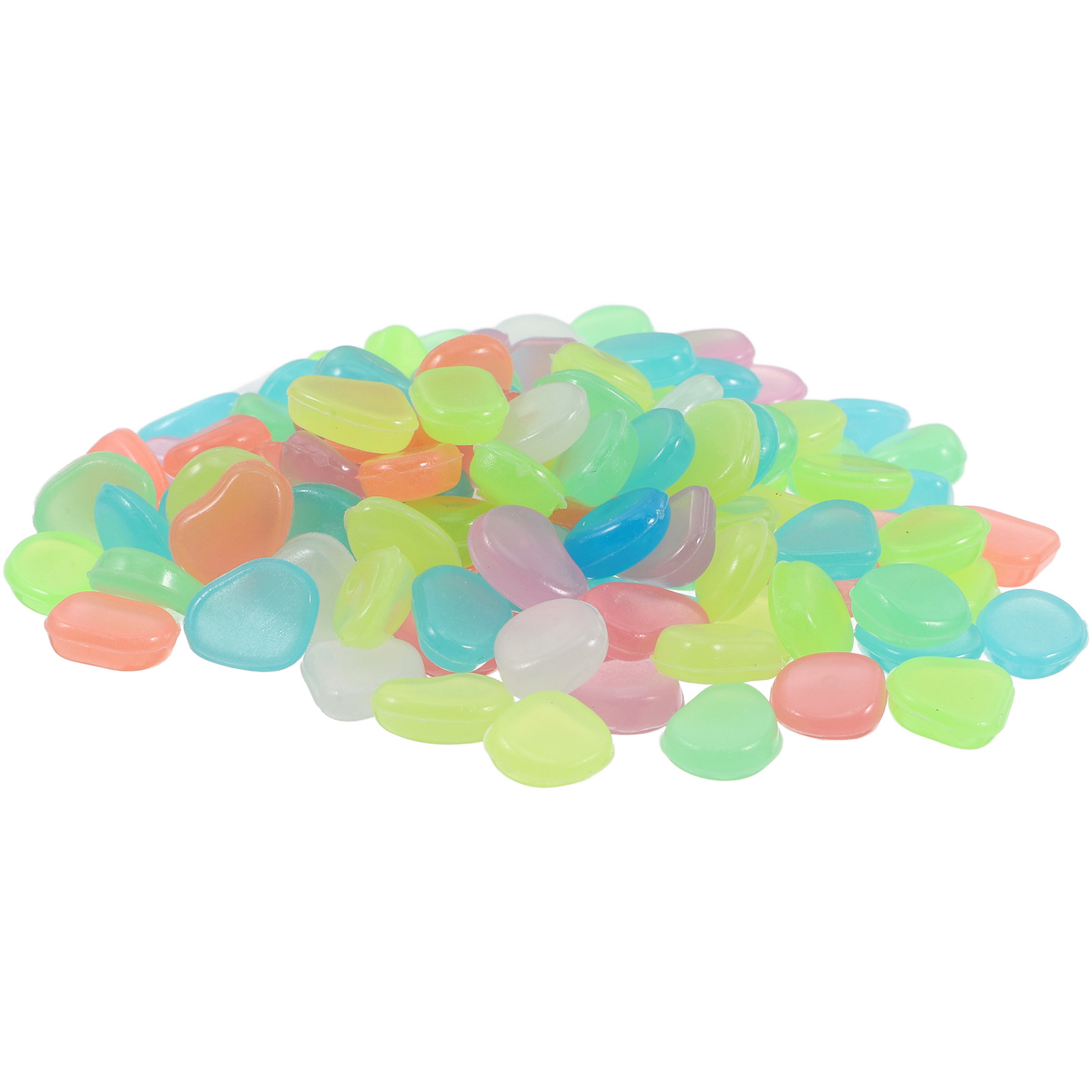 400Pcs Glow in The Dark Pebble - Fish Tank Gravel 评论和价格
