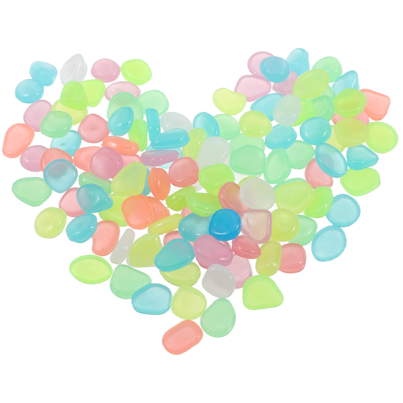 400Pcs Glow in The Dark Pebble - Fish Tank Gravel 评论和价格