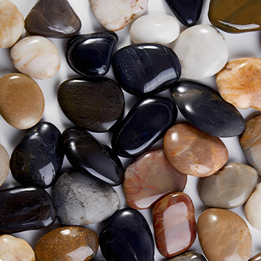 300-700g Smooth River Pebbles, - Aquarium Plants 评论和价格