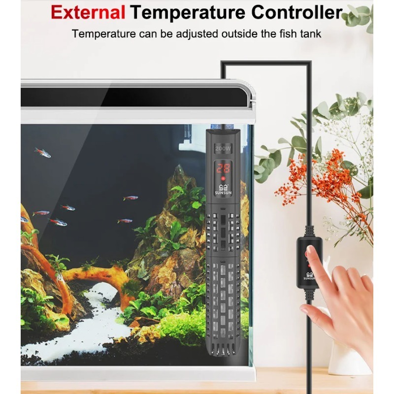 Aquarium Submersible Heater Fi - Fish Tank Heater 评论和价格