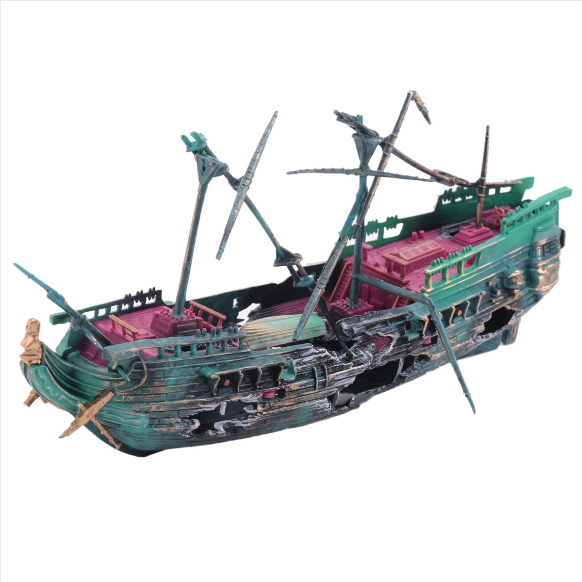 【ABFS】Large Aquarium Shipwreck - Aquarium Decor 评论和价格