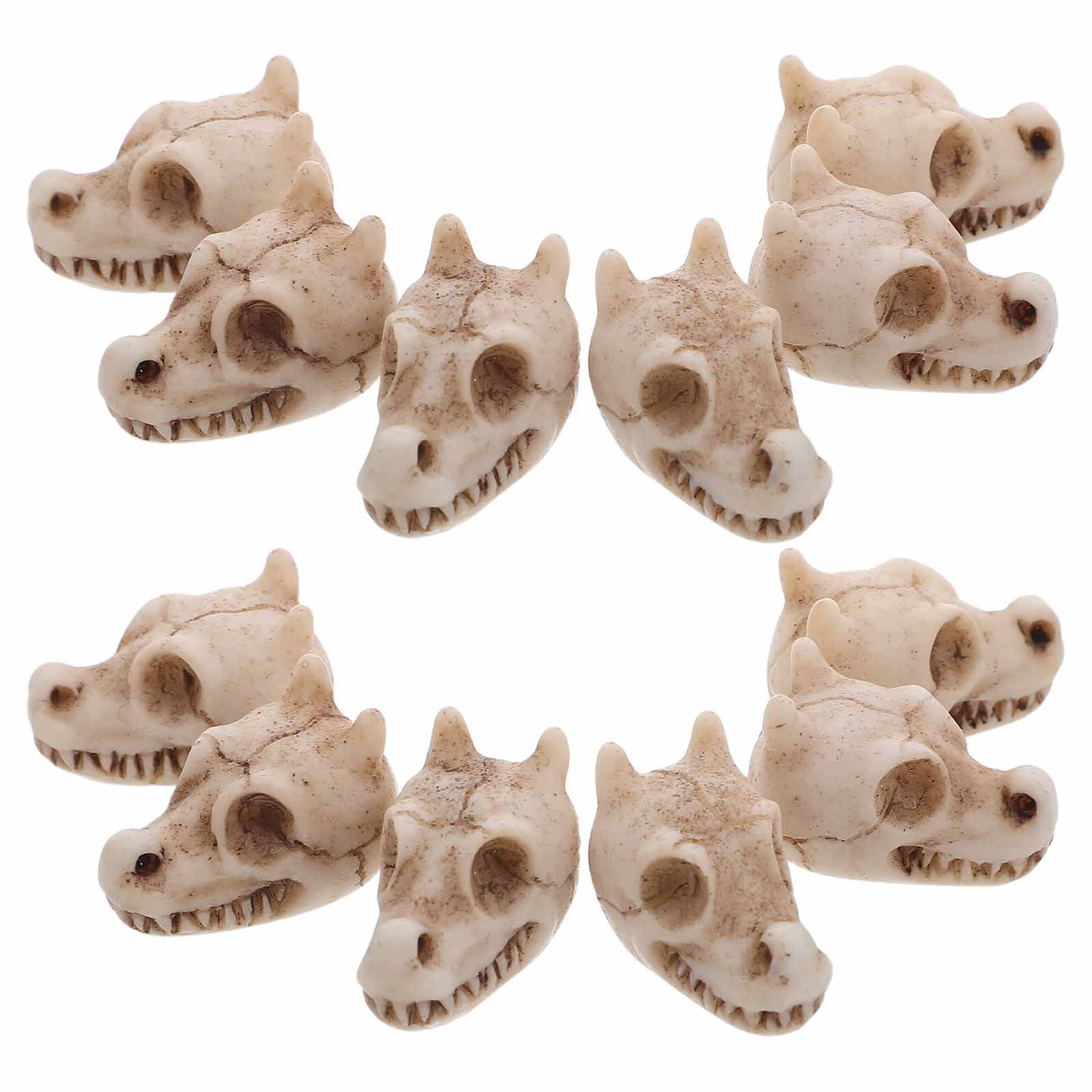 20Pcs Mini Dragon Skull Resin  - Aquarium Decor 评论和价格