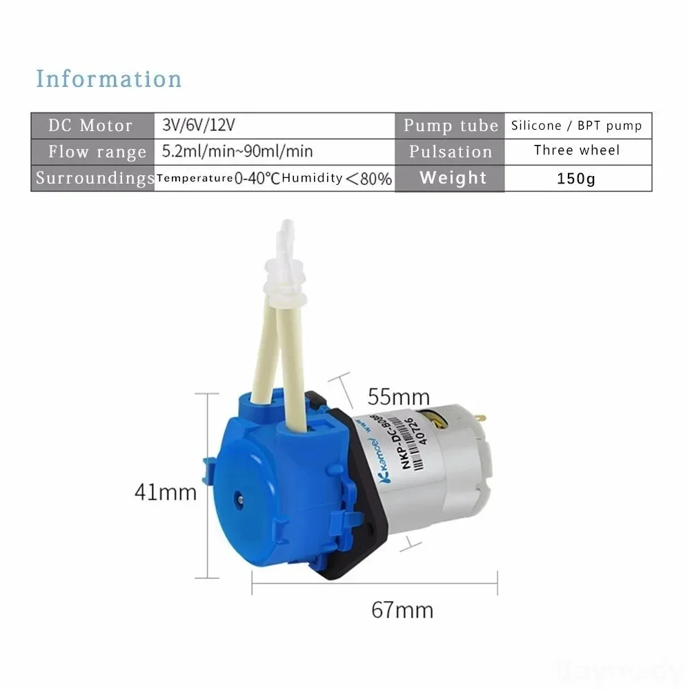 DC 12V 24V Dosing Pump Perista - Aquarium Pump 评论和价格