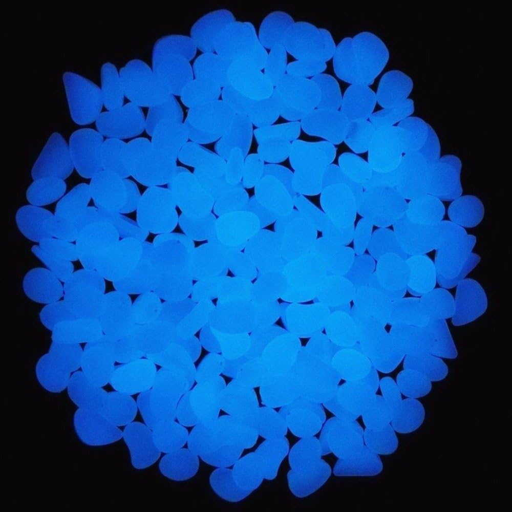 Fish Tank Rocks Glow Blue Pebb - Fish Tank Gravel 评论和价格