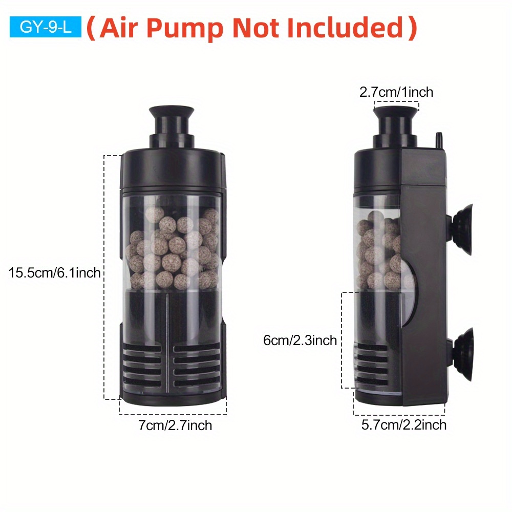Compact Wall-Mounted Bio Spong - Betta Fish Tank 评论和价格