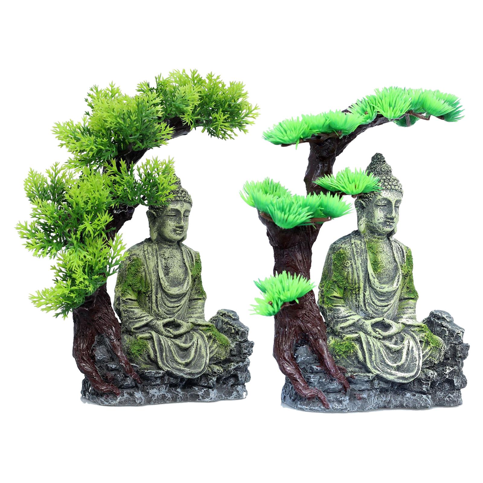 Buddha Statue Aquarium Decorat - Betta Fish Tank 评论和价格