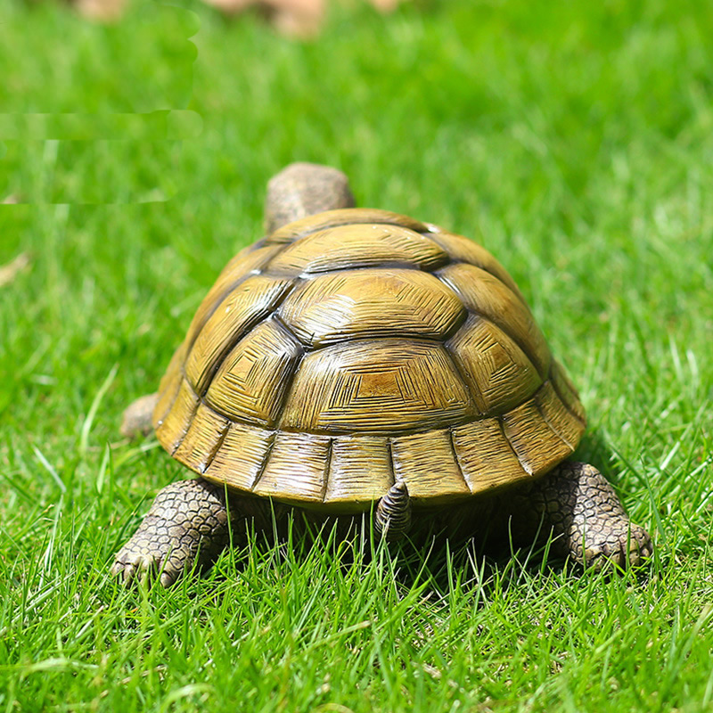 Cute Decorative Turtle Resin T - Fish Aquarium Home 评论和价格